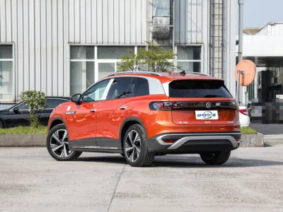 Eléctrico coche eléctrico de lujo Volkswagen VW Crozz ID6 Pro con EV de naranja 0km de coche