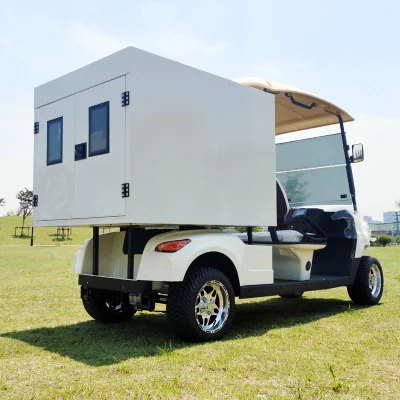2 Electric Food Delivery Car 4X4 72V plazas de litio Golf Carrito para el Servicio de habitaciones del Hotel