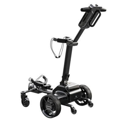 2024 Hot Sale Foldable Electric Golf Cart Follow Me Golf Carrito de Golf con Control remoto Caddy con batería de litio
