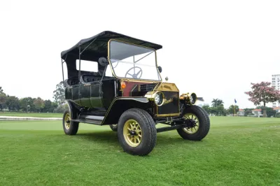 Batería de alta calidad personal 4 asientos eléctrico carrito de golf Coche clásico