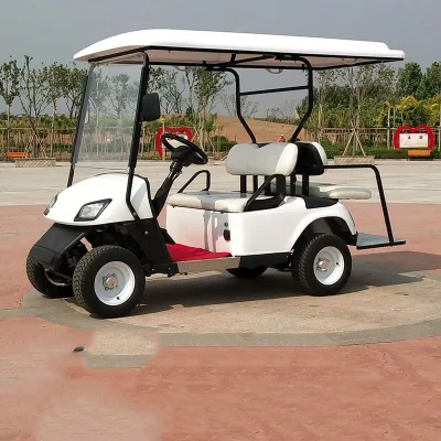 4-Wheel-Drive-Gas-Golf-Cart Green Power Programmer Motor de gasolina Calle Legal fuera de carretera Carrito de Golf