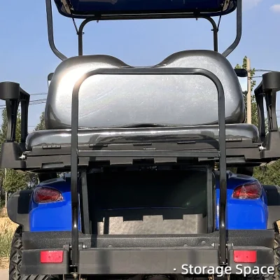 Blue Hunting Zone Heavy Duty Electric Modified Golf Cart