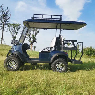 72V Batería de litio operado CE aprobada el 4 de carros de golf eléctrico rápido de pasajeros