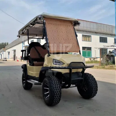 Ulela Golf Buggy Dealers Acero bastidor E Wagon Golf Cart China 4 plazas recargable Carro de Golf