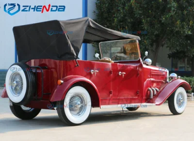 Hot Sale Passenger Cart Support Horsepower y Color Customization Electric Antiguo Classic Cart CE aprobado
