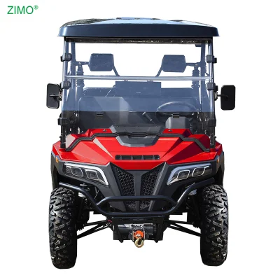2024 10KW cuatro pasajeros 4 plazas de caza Buggy Electric Golf Coche