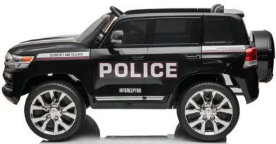 Toyota Land Cruiser de niños con licencia de la policía eléctrico Coche de juguete
