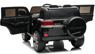 Toyota Land Cruiser de niños con licencia de la policía eléctrico Coche de juguete