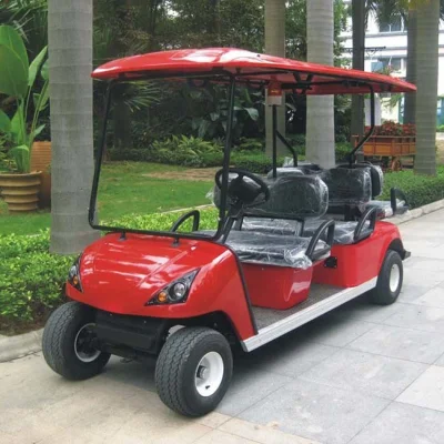 Marshell nueva moda de 6 pasajeros de cuatro ruedas China carro de golf (DG-C4+2)