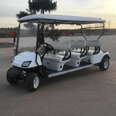 Tener listos los bienes del Club de 4 ruedas motrices alquiler de Mini Golf Cart Carrito de golf eléctrico chino 4 plazas