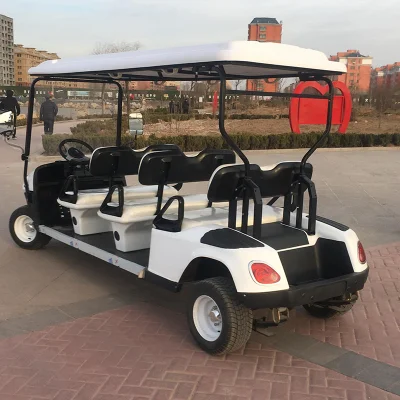 Tener listos los bienes del Club de 4 ruedas motrices alquiler de Mini Golf Cart Carrito de golf eléctrico chino 4 plazas