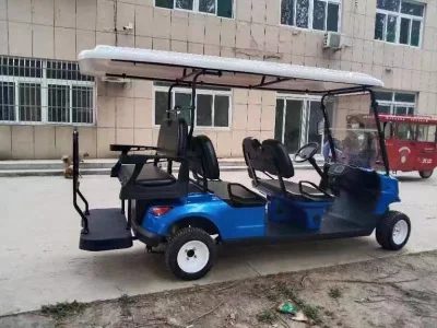 80-110km Super silencio rueda ancha de vacío eléctrica del asiento 4 Carro de Golf cochecito de golf