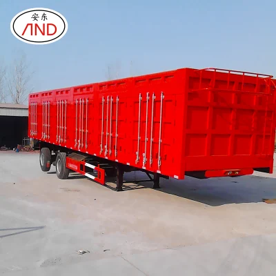 Caja de transporte de carbón de la utilidad de personalizable Van semi-remolque semi