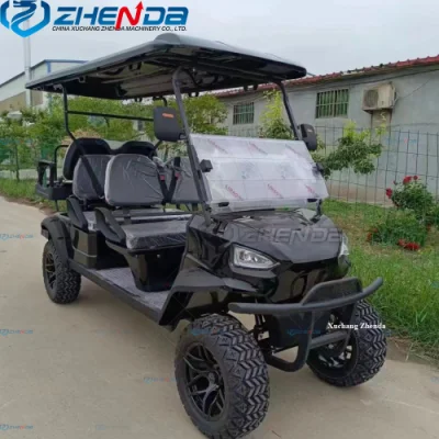 El chino 48V, bajo precio barato de asiento eléctrica de 2 estrellas utiliza paneles solares personalizados Precio venta de carros de golf cochecito de golf eléctrico