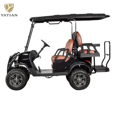 Estilos de lujo personalizados 4 asientos Mini Rider Golf Cart Street Vehículo legal
