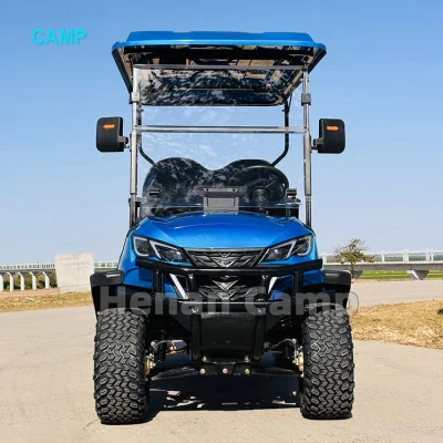 Campamento Marca Precio Venta al por mayor Golf eléctrico Carro 4 seater Import Gas Golf Carts Street Legal Golf Buggy