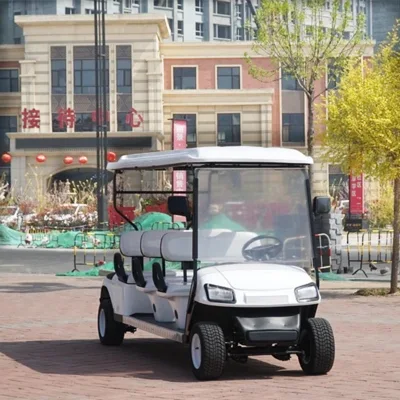 Super 6 asientos del vehículo eléctrico baratos carritos de golf