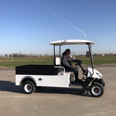 2 asientos de Golf de uso general carros / vehículo utilitario con carga trasera Caja/ Carro de Golf con cama cargo