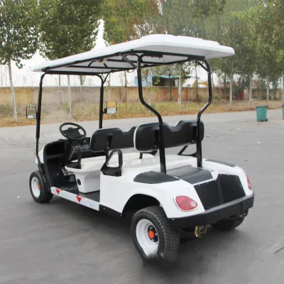 4-Wheel-Drive-Gas-Golf-Cart Green Power Programmer Motor de gasolina Calle Legal fuera de carretera Carrito de Golf