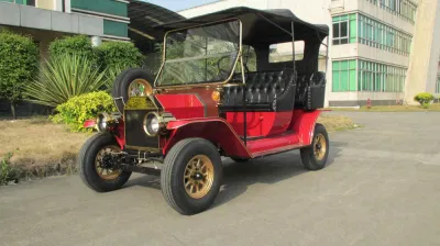 Luxury Design 6 plazas cuatro ruedas Modelo T Hummer coche Carrito de Golf