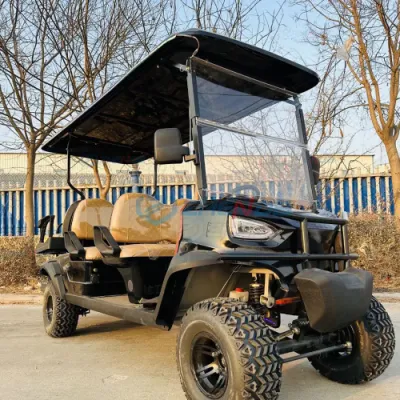 Personalizado 4 6 8 10 plazas Las baterías de litio plegado de carritos de golf de 36 voltios de carros de golf eléctrico 4X4 cochecito de golf de Automóviles eléctricos
