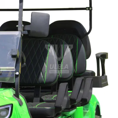 Ulela 4 Seater Golf Cart Dealer 80-100km Mileage Golf de resistencia Carrito asientos de lujo China 8 asientos Golf Club Cart