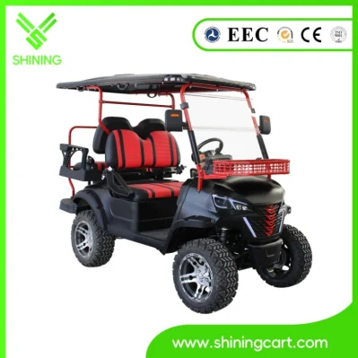 72V batería de litio 4 asientos eléctrico Golf Cart Buggy CE Aprobado