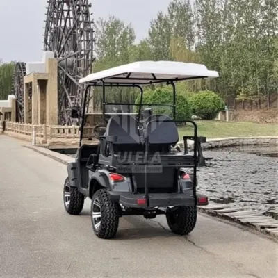 Ulela Golf Buggy Dealers Acero bastidor E Wagon Golf Cart China 4 plazas recargable Carro de Golf