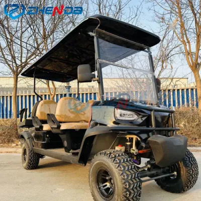 Personalizado 4 6 8 10 plazas Las baterías de litio plegado de carritos de golf de 36 voltios de carros de golf eléctrico 4X4 cochecito de golf de Automóviles eléctricos