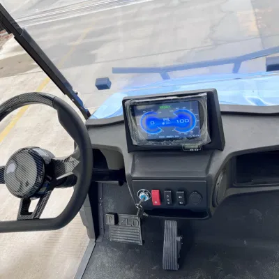 Utility levantó los carros de golf modernizado dos-Tone Diamante asientos 4 pasajeros eléctricos Carrito de Golf