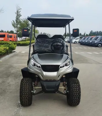 48/72V estilo exclusivo Aerfa Moda moderna 2023 Diseño completamente nuevo 4 asientos de turismo Bus Club coche eléctrico batería de litio Golf Carrito de caza con CE DOT