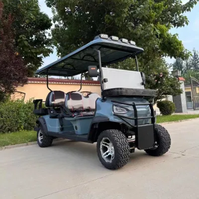 6 persona de lujo Buggy Hunter Sport Street Legal Electric Tourist Carrito de Golf