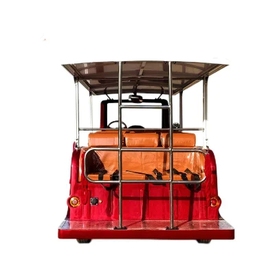 Al por mayor batería de ruedas de lujo mini asiento de pasajeros vehículo eléctrico Sedan Antique Tourist Club Sightseeing Resort Classic Shuttle Retro Vintage Coche