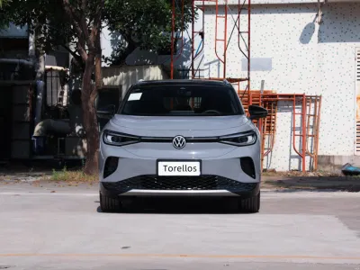 Listo Envío Grande Stock ID4 Crozz SUV automóvil EV E Coche de conducción a la izquierda Nueva Energía ID usado 4 Electromóvil Adulto 600km coches coche Precio vehículo eléctrico