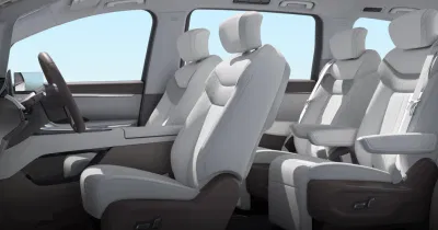 Acomodar siete personas vehículos de nueva energía coche eléctrico Maxus Dajia7