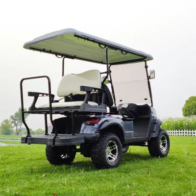 Buen Precio personalizado 4 asientos 48V batería de plomo ácido eléctrico Club Golf Car