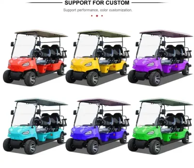 48V Club Car Golf Cart Battery Street Legal Golf Carts Vehículos 6 navegantes 4 Wheel Electric Club Carro de Golf