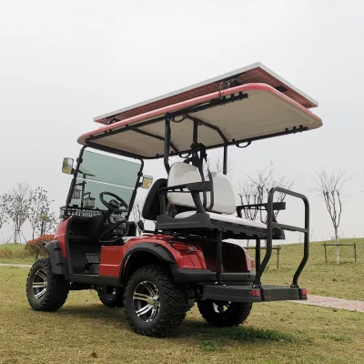 4 Personas, Energía Solar de 72V Batería de litio off road Buggy carro de golf eléctrico