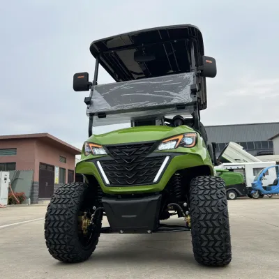 Precio sorpresa último Diseño original 4 asientos chasis Alto personalizado Carritos eléctricos Body Kit Trailers icono Golf Cart en venta
