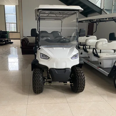 Mejora de la Evolution 4 rueda 6 asientos White Electric Caza levantada Carrito de Golf