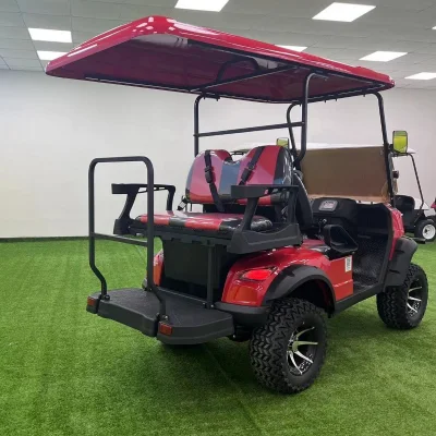 6 con asientos de batería Club Electric Carts para y 48V Carga de litio Solar Panel Calle Legal fuera de carretera piezas coche Carro de golf