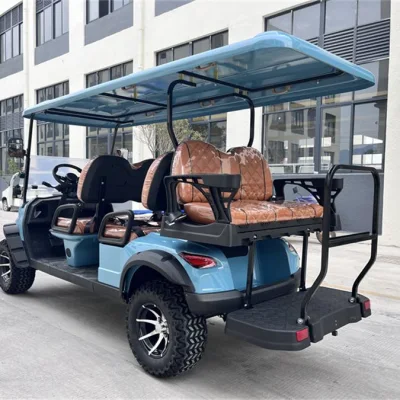 6 personas Golf Big Wheel Golf Carts gasolina eléctrica Golf Carro