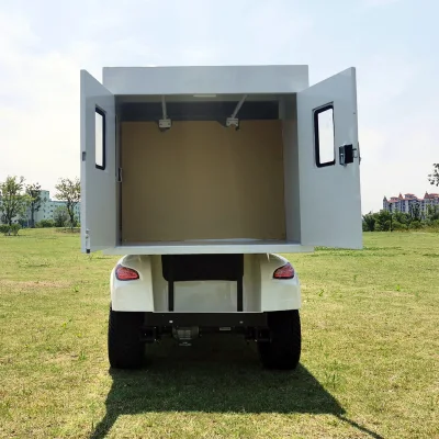 2 Electric Food Delivery Car 4X4 72V plazas de litio Golf Carrito para el Servicio de habitaciones del Hotel