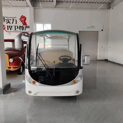 15kW Motor Super Charge 14 asientos de coche de autobús turístico eléctrico Carrito de Golf Mini Bus