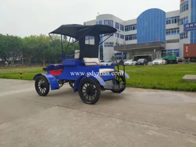 Custom Vintage Electric 4 asientos carritos de golf con asiento de atrás para la venta con la certificación CE