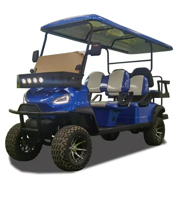 Custom 4 6 8 10 plazas baterías de litio plegable Golf Carritos de golf eléctrico
