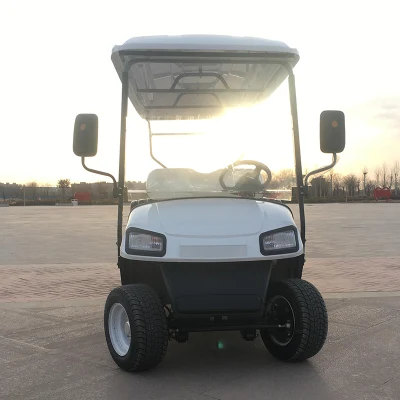 Tener listos los bienes del Club de 4 ruedas motrices alquiler de Mini Golf Cart Carrito de golf eléctrico chino 4 plazas