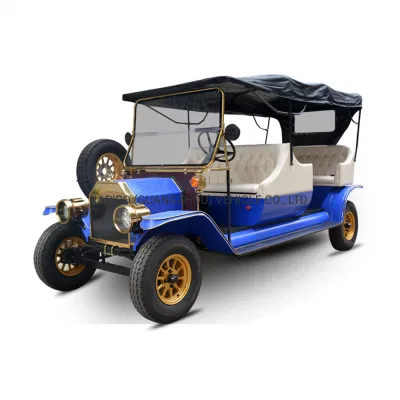 4 pasajeros Electric Club Car icono clásico Golf Cars Electric Coche Vintage