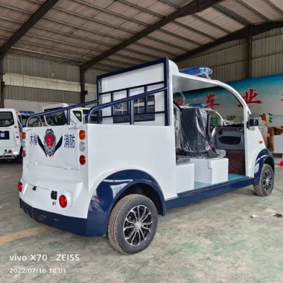 Coche de Patrulla Eléctrica de calidad 2024 con coche de Patrulla de Transporte/ Policía 5 plazas