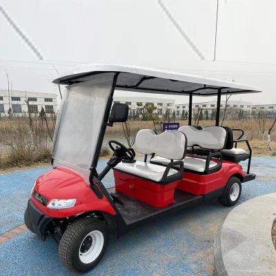Super 6 asientos del vehículo eléctrico baratos carritos de golf